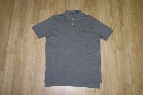 (100) Polo/jin gray vahn short-sleeved kara t-shirt