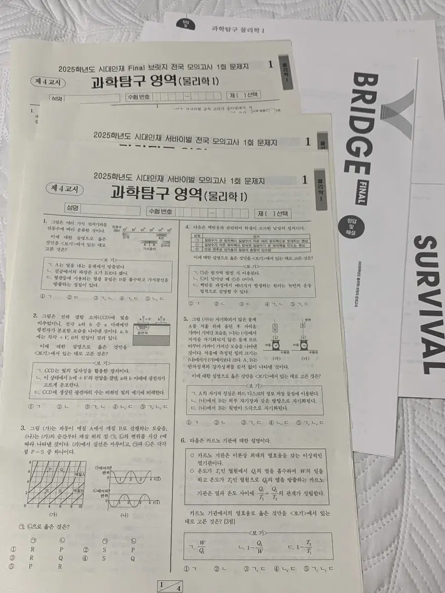 정가판매) 25 서바이벌 물리, 파이널 브릿지 장기