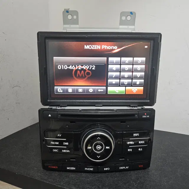 K7 2012년 모젠 블루투스 AVN 96510-3R600 데크 단품