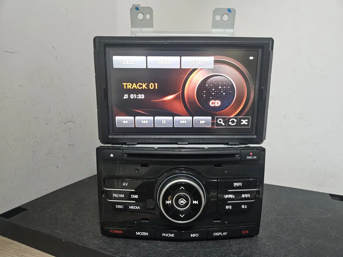 K7 2012년 모젠 블루투스 AVN 모니터 단품 96520-3R500