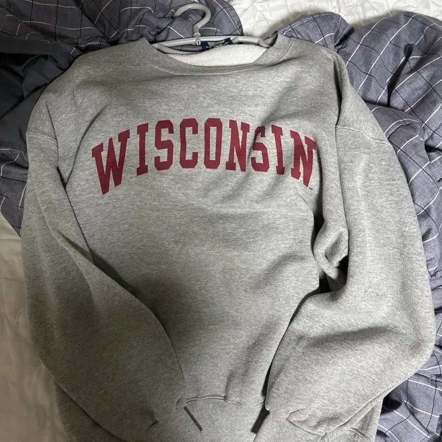 (XL)빈티지 잔스포츠 Wisconsin 크루넥