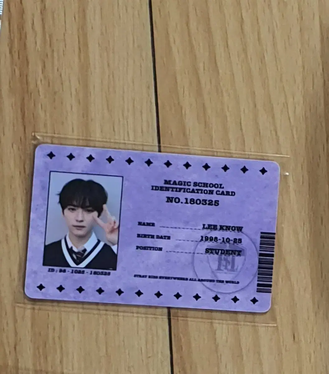 Skz Magic School Stay Zone lee know Student ID unsealed