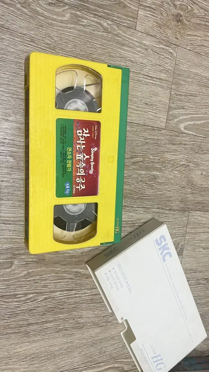 디즈니 잠자는 숲속의 공주 vhs 비디오테이프