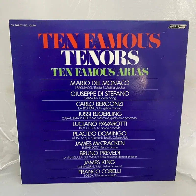 TEN FAMOUS TENORS  LP / C1459