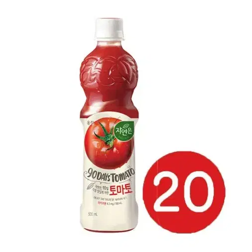 무료배송-자연은 토마토 500ml 20개 과일 주스