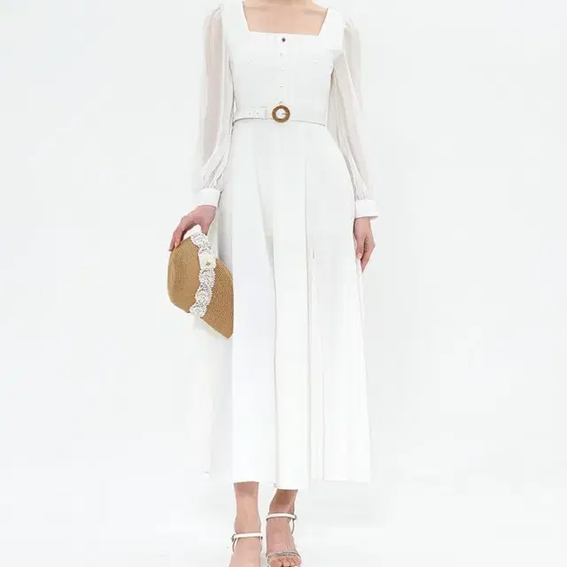 그레이스유) Sophie One-piece (White) L