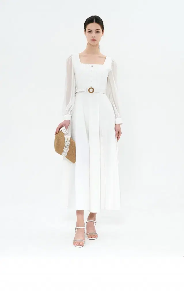 그레이스유) Sophie One-piece (White) L