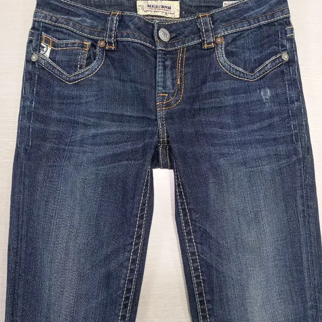 26 MEK Denim 골반 워싱 스판 슬림일자진 26-539