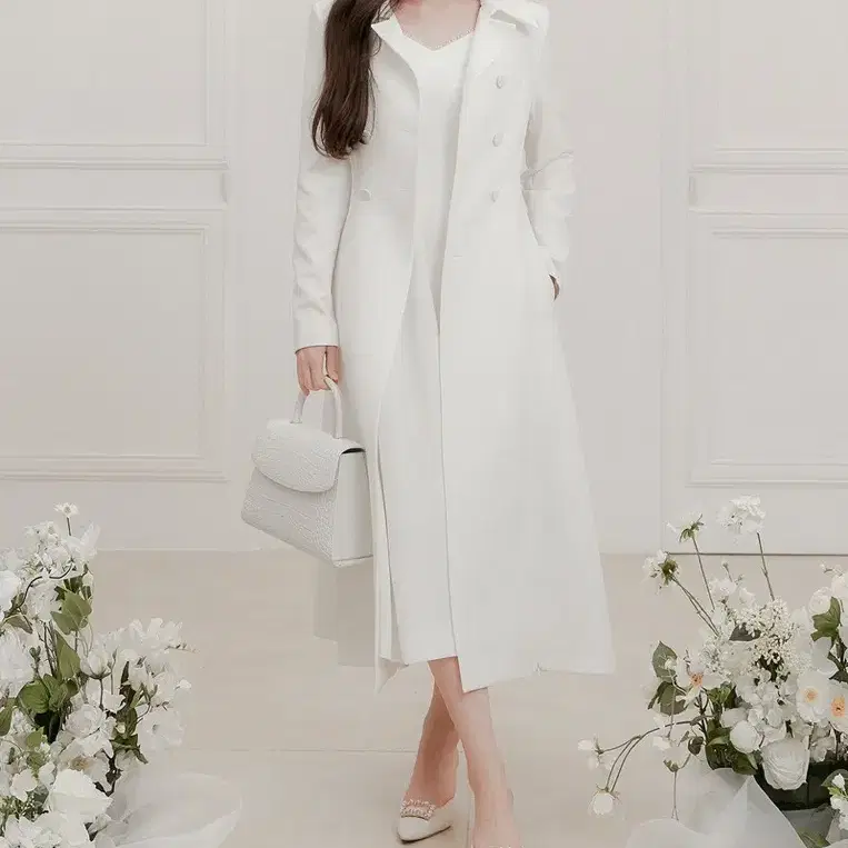 그레이스유) 새상품 Kelly Coat (White) L