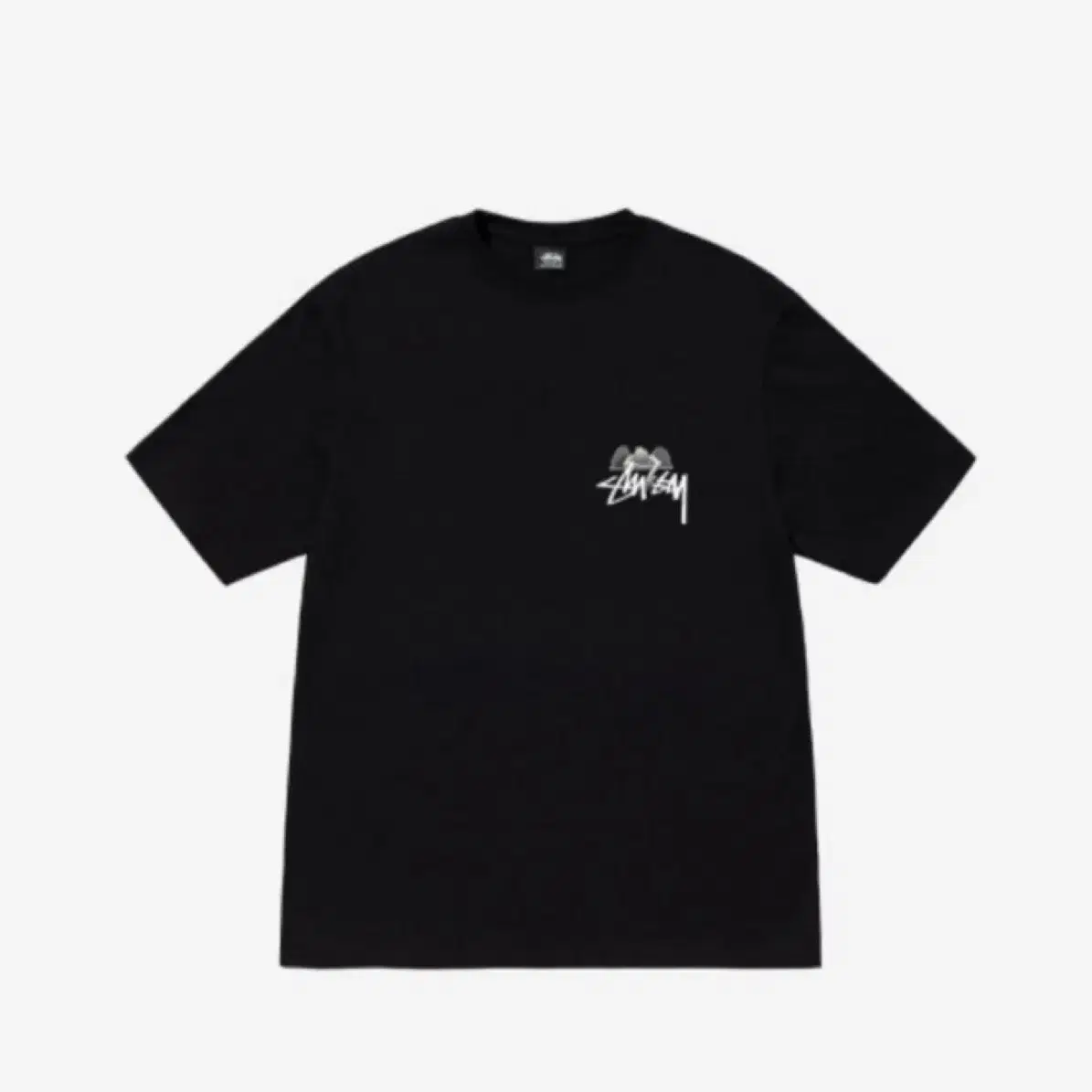 스투시 엔젤 검은색 티셔츠 Stussy Angel T-Shirt 팝니다.