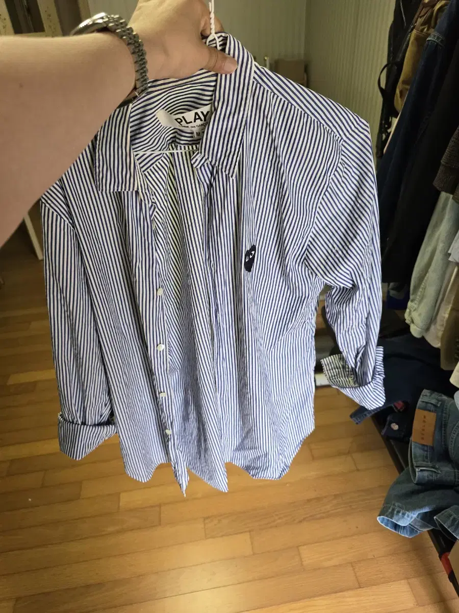 Comme des Garçons Song striped shirt size M