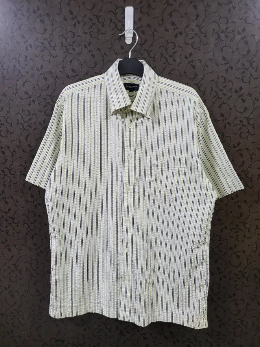 Burberry Golf Stripe Short Sleeve Southern Shirt 100 6187