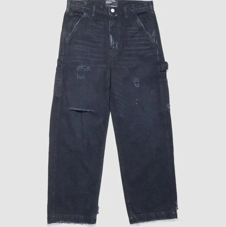 [36] Enfants riches deprimes Painted Denim Pants Black ERD