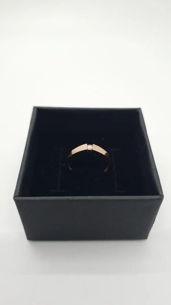 14K Rose Gold Cubic Ring, No. 10