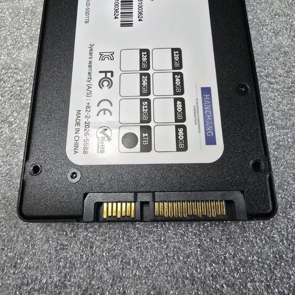 PC부품 SSD1.0TB AS26/6월