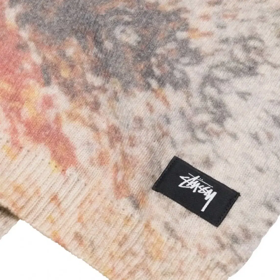 스투시 윙 프린트 니트 스카프 STUSSY KNIT SCARF