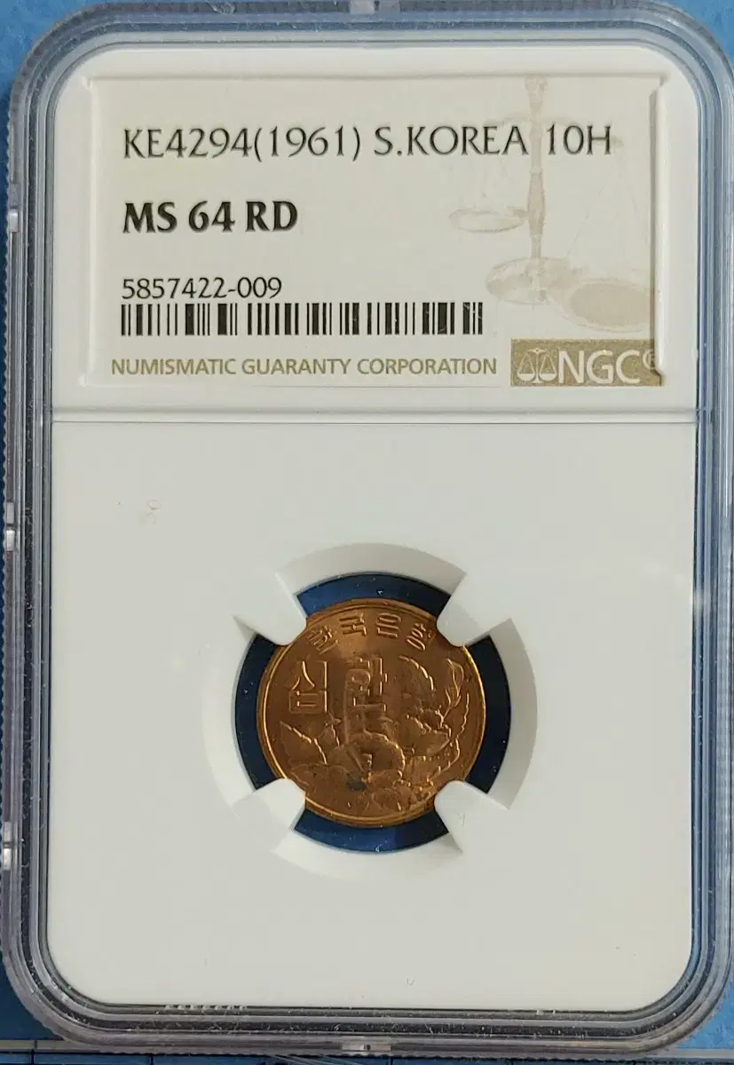 4294 10-wheeze NGC MS 64 RD