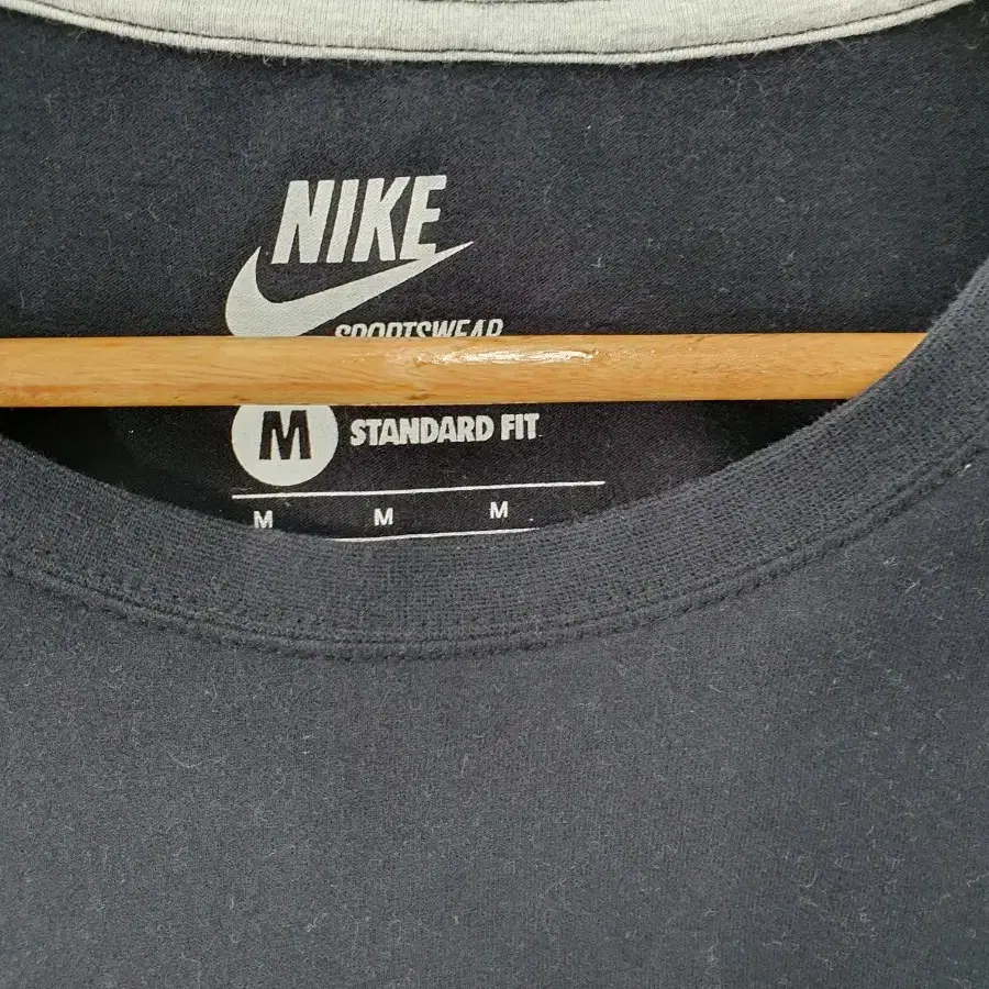 NIKE 나이키 여성 면 반팔 티셔츠 블랙(M)