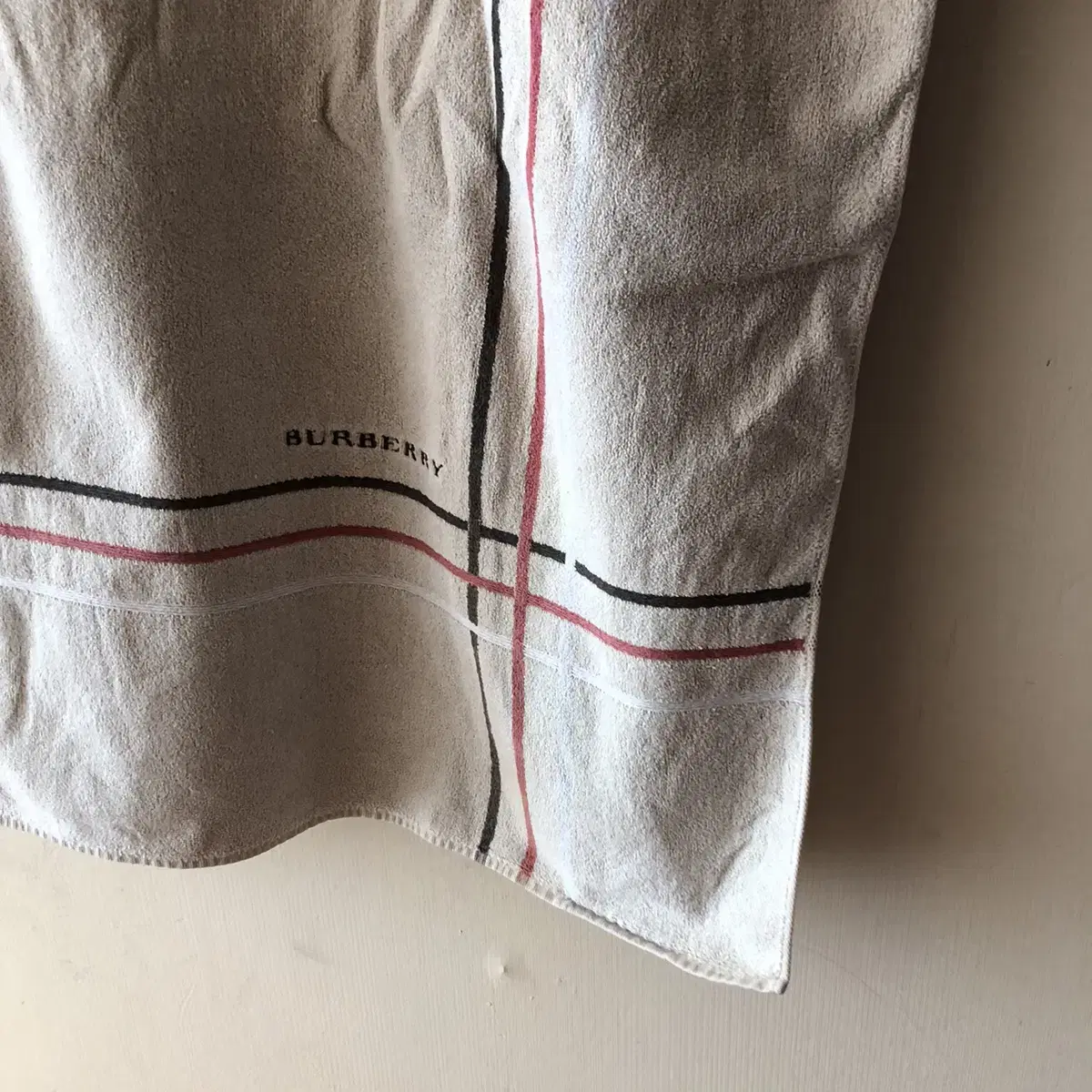 Vintage Burberry london beach towel