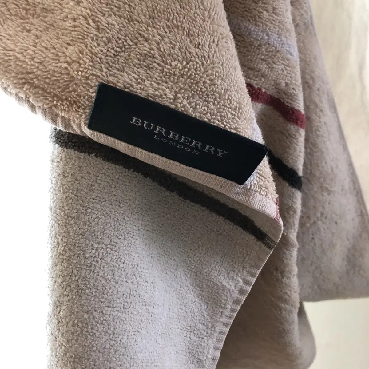 Vintage Burberry london beach towel