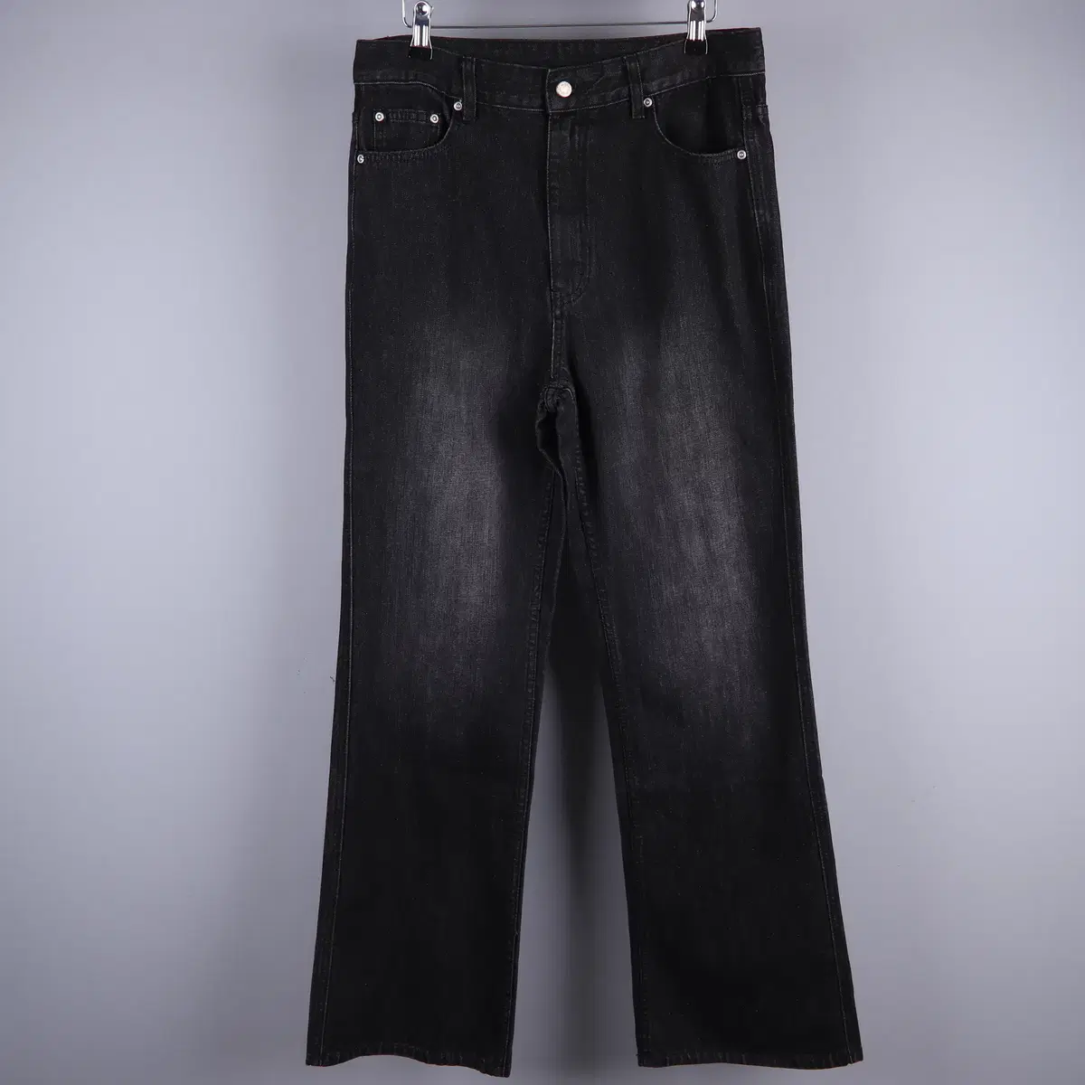 Intimidating Jeans / Black Wide Denim Pants (32) 649