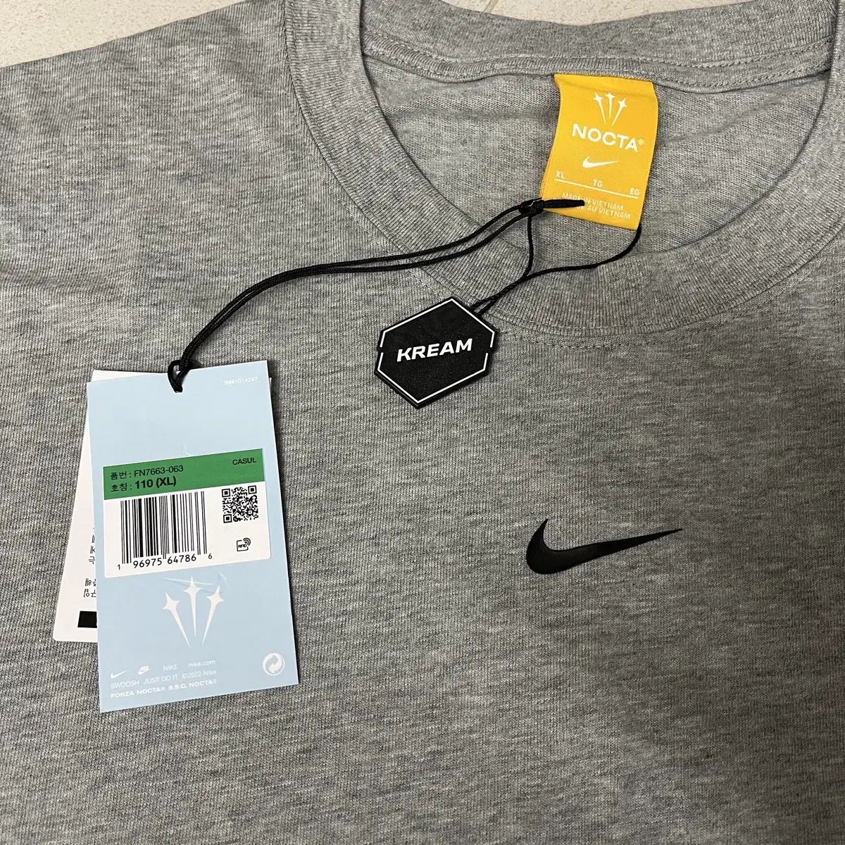 Nike x Drake Nocta Max 90 T-Shirt 그레이