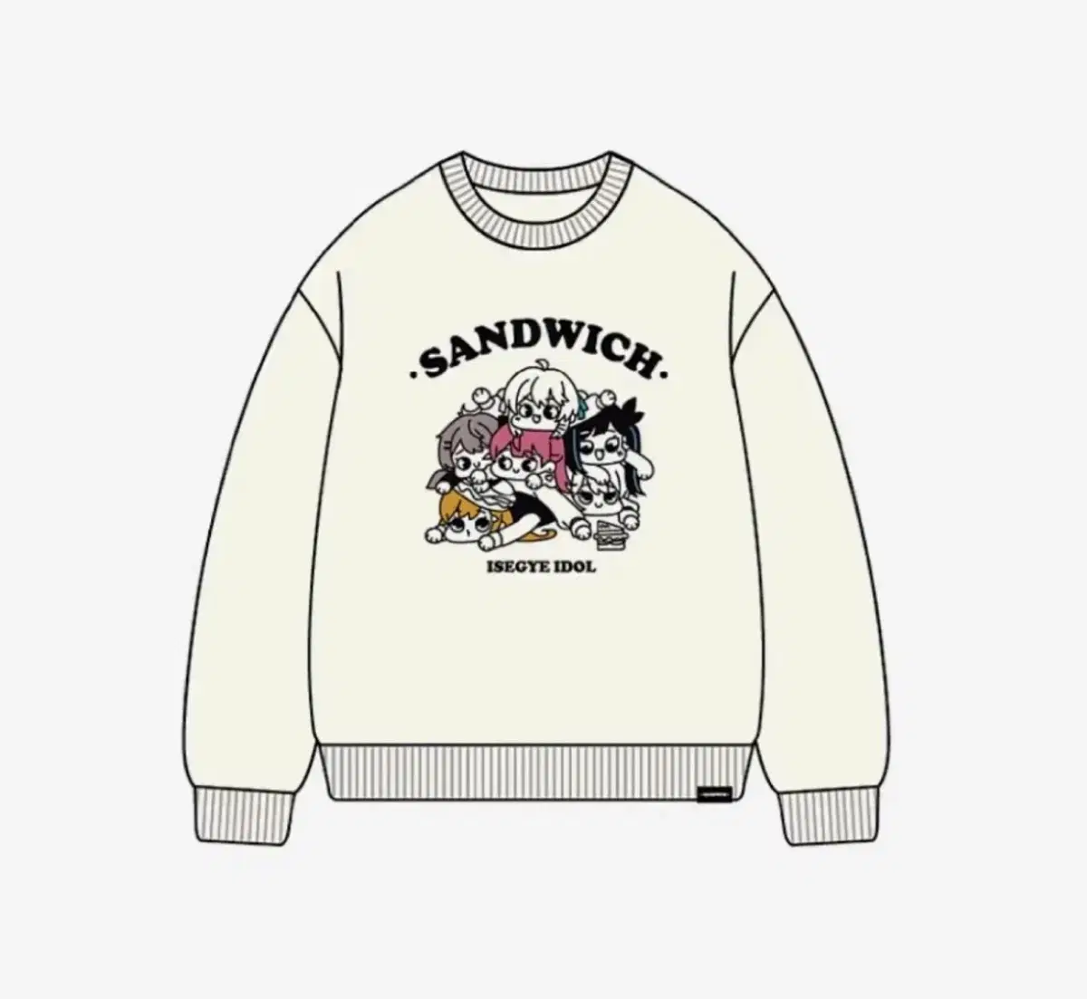 Isedol Pop Up Boned Sandwich M Sweatshirt for sale.