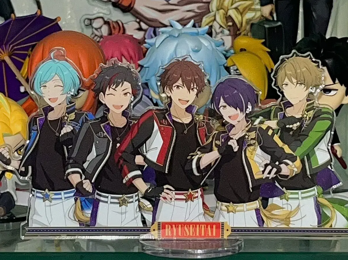 Angsta Stellar Meteor Belt acrylic stand Chiaki Kanata Midori Tetora Shinobu