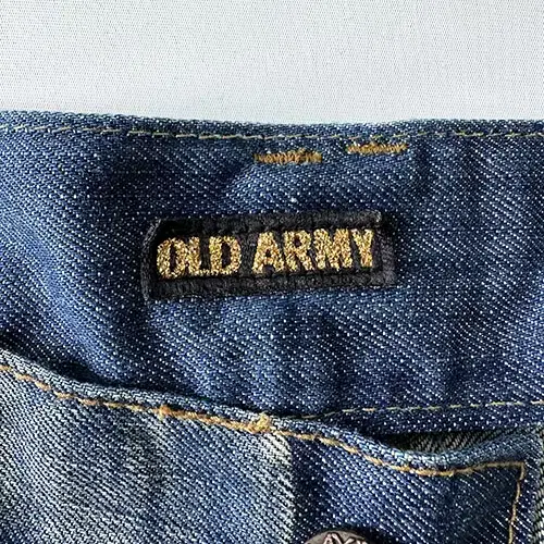 [34] OLD ARMY 올드아미 1/2 반바지 데님 팬츠