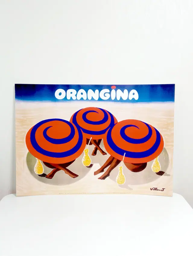 (9/22일까지 판매) 빈티지 Orangina 오랑지나 광고 아트 포스터