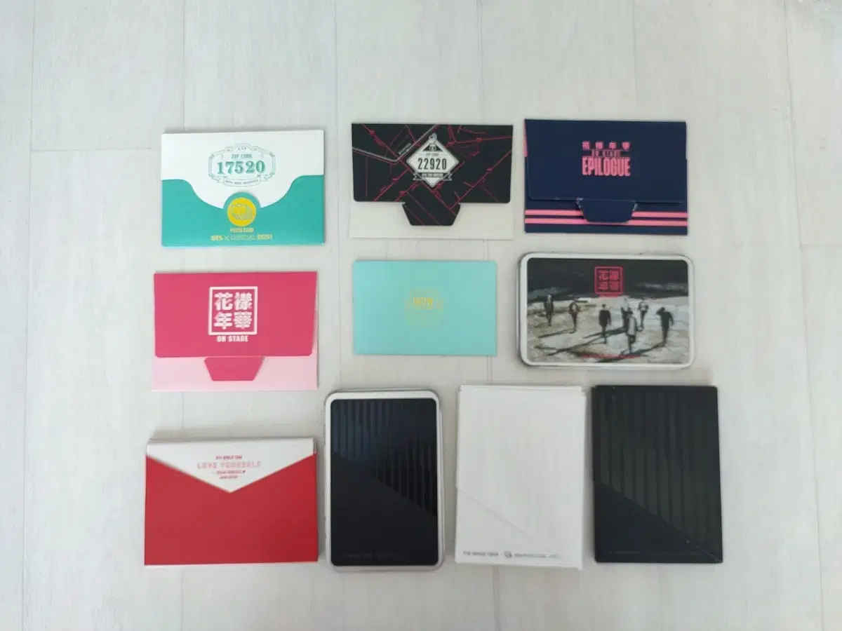 Bulk bangtan mini photocard cases