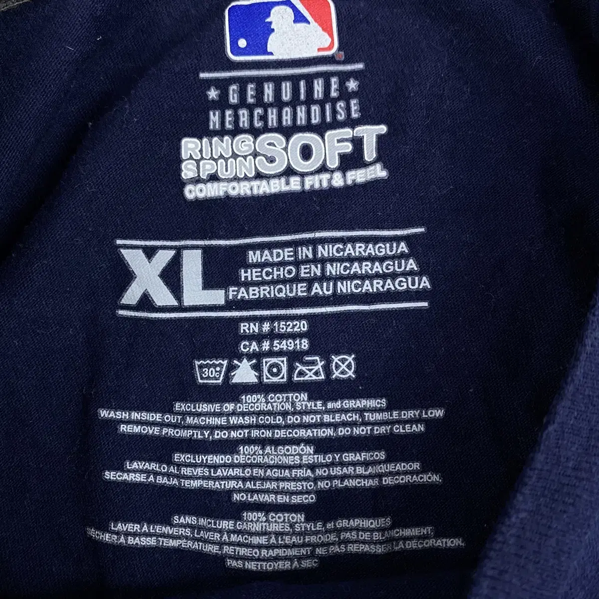 Vtg 빈티지 mlb 머천다이스 뉴욕양키스 네이비 반팔티