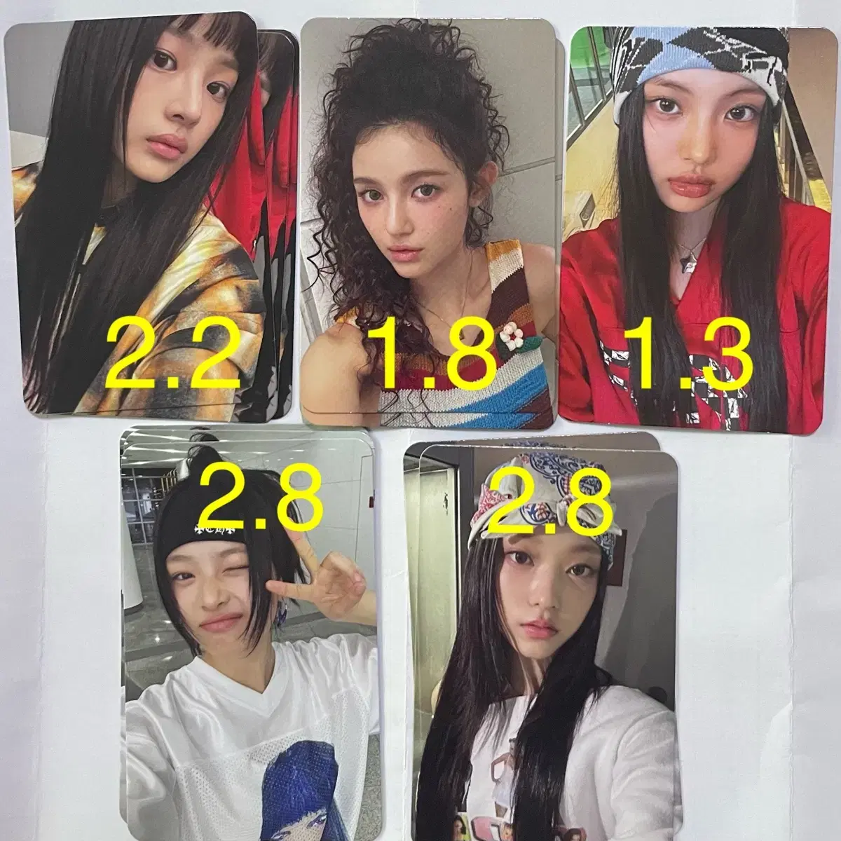 New Jeans Supernatural broadcast photocard wts minji hanni danielle haerin hyein