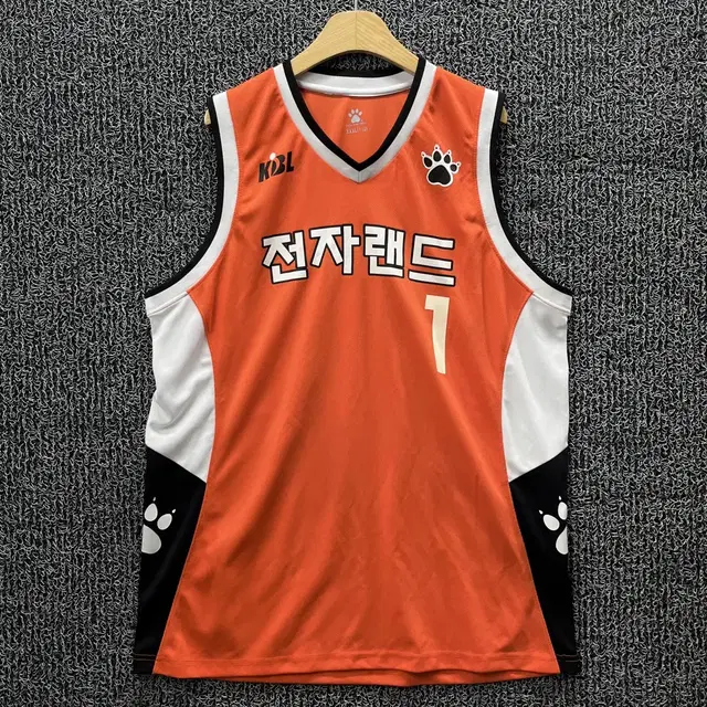 [110] KBL 전자랜드 정병국 마킹 유니폼 져지