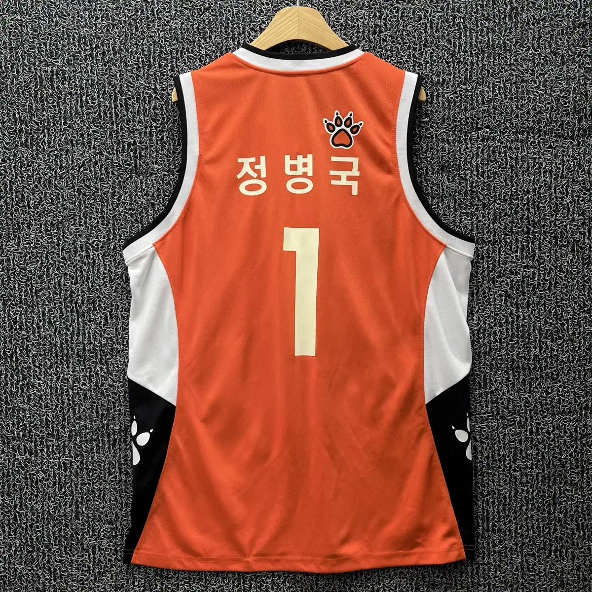 [110] KBL 전자랜드 정병국 마킹 유니폼 져지