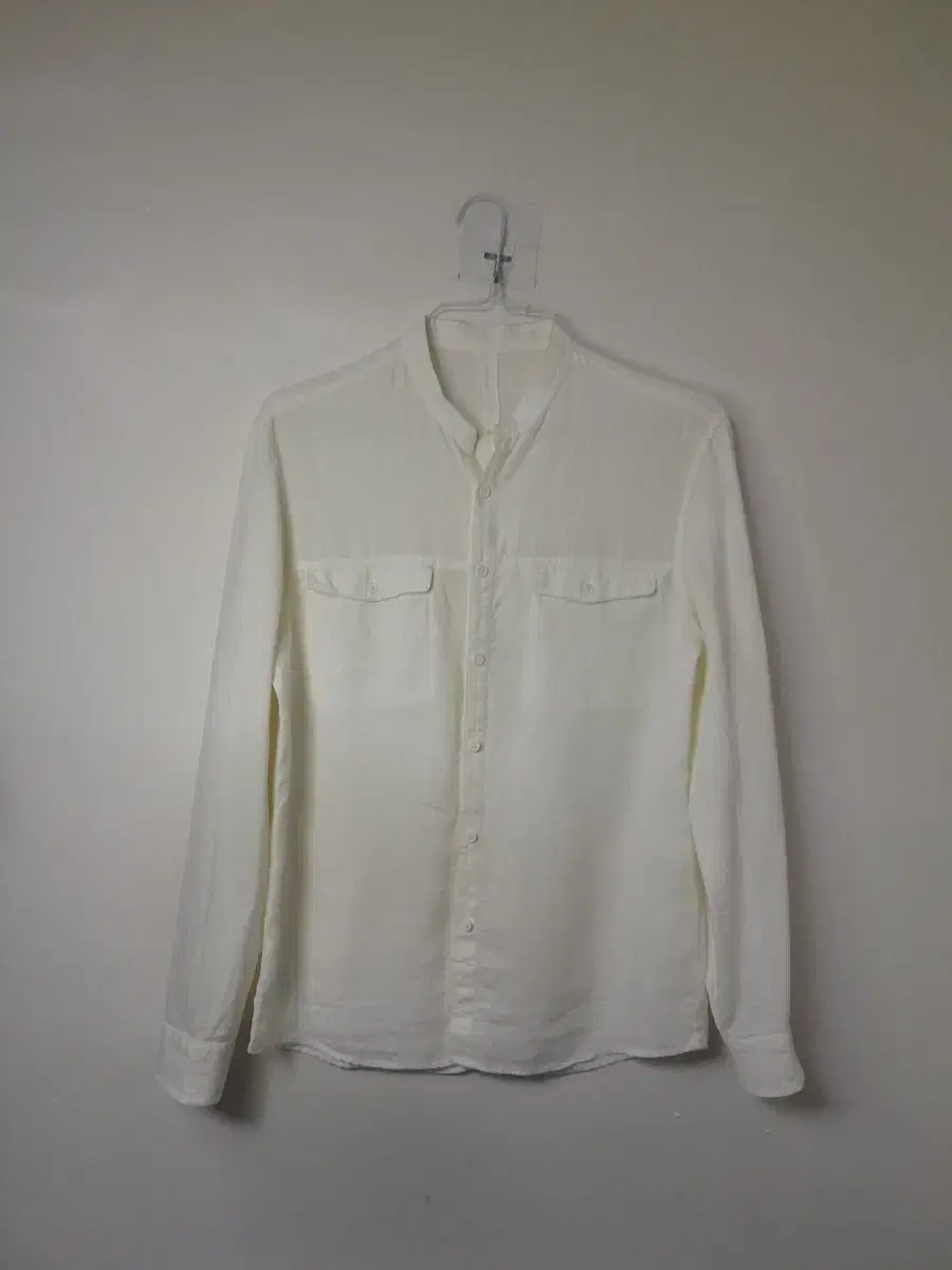 Time Two-Pocket Linen Shirt 100/Top Quality