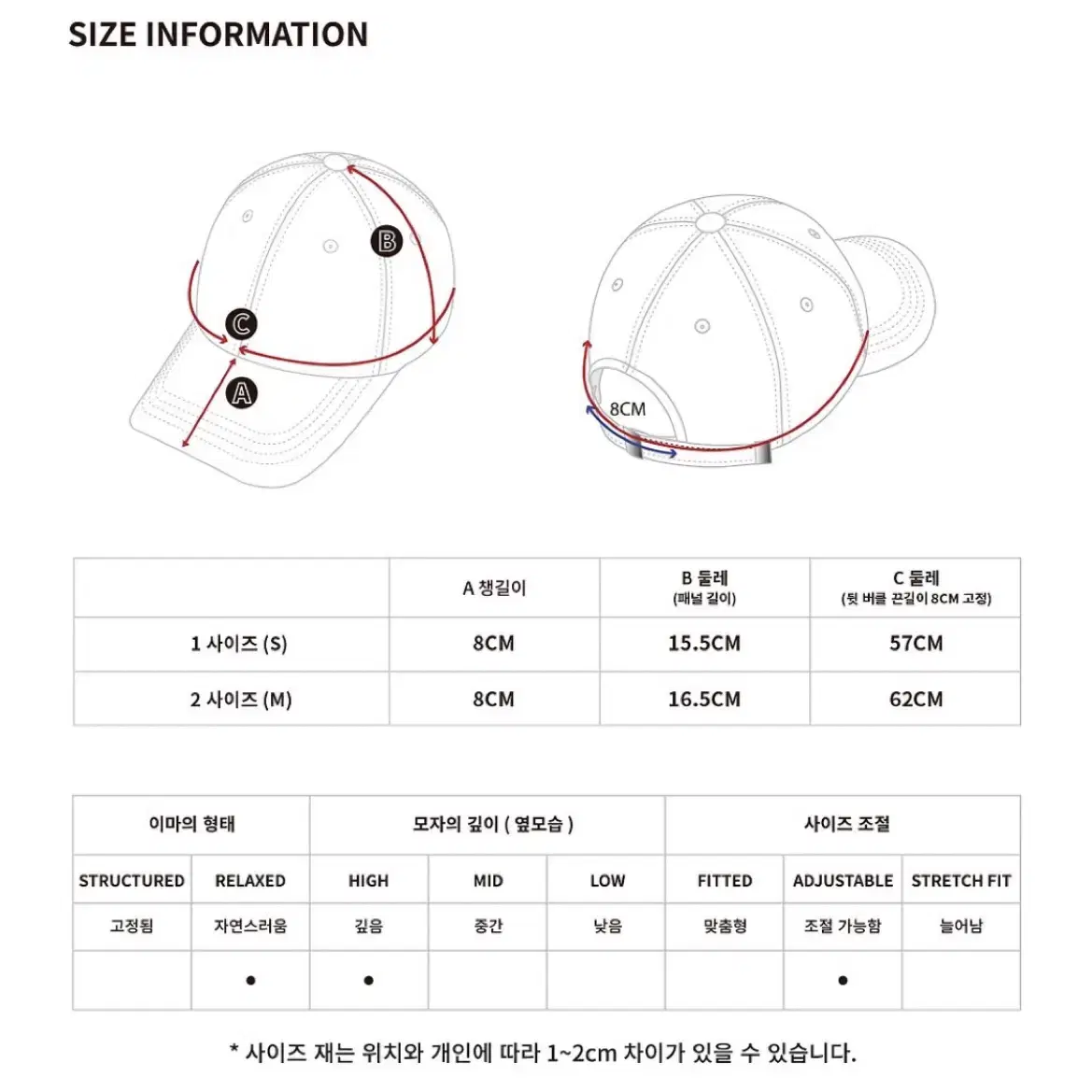 [새상품] 우알롱 모자