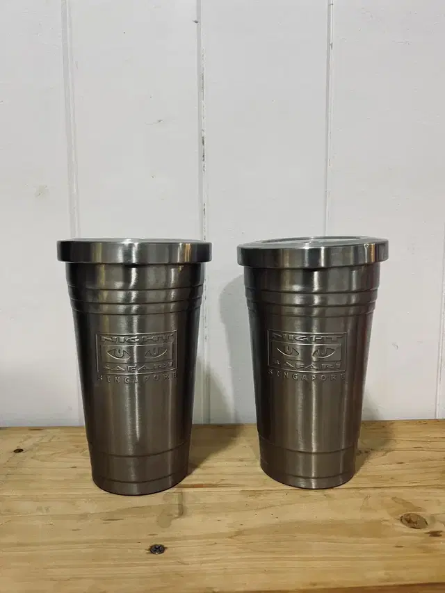 유니버셜 스튜디오 싱가폴 나이트사파리 텀블러 16oz steel