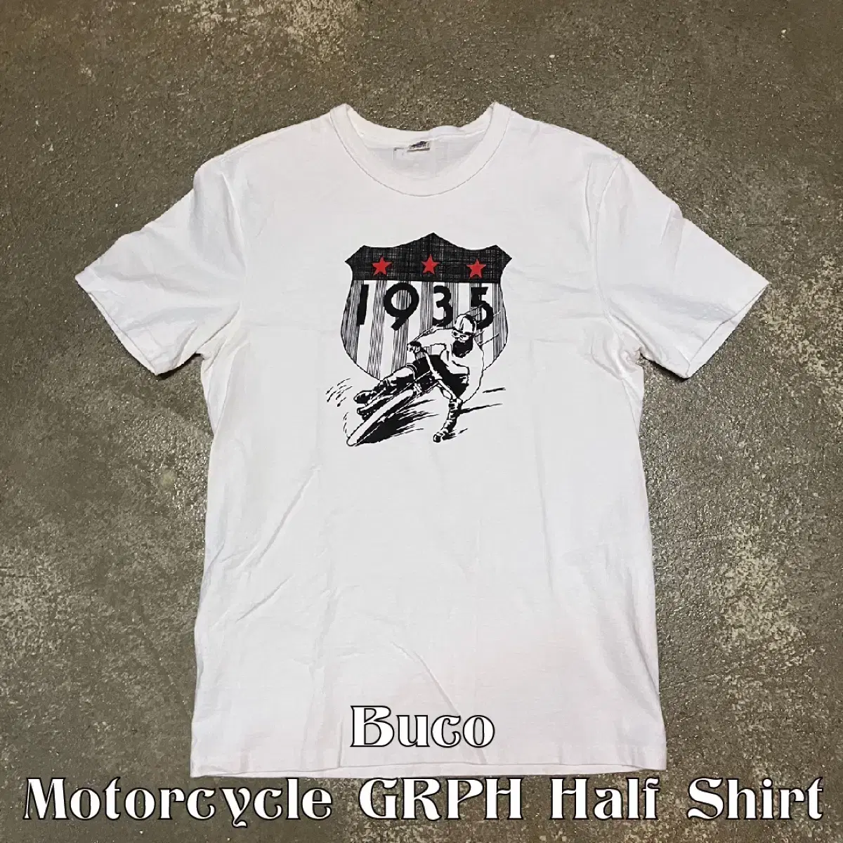 Bucco Motorcycle Graphic Half-Shirt L(42-44)