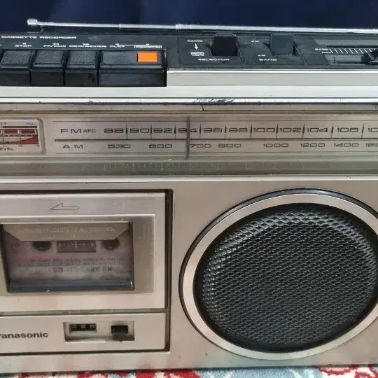 파라소닉 fm-am라디오 카세트 rx-1650