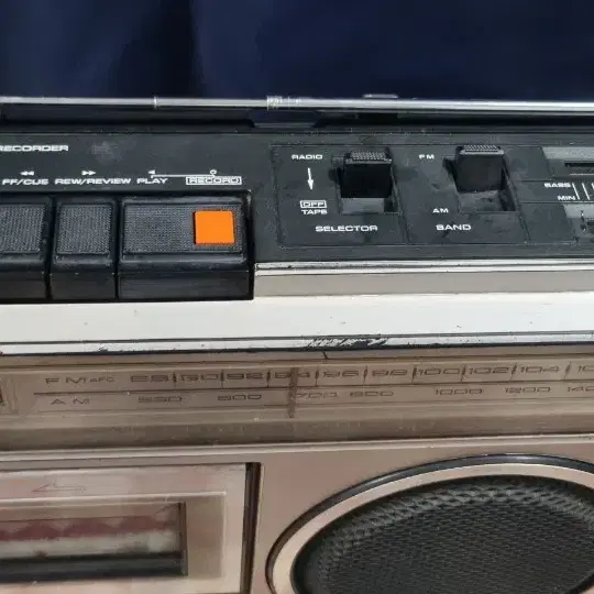 파라소닉 fm-am라디오 카세트 rx-1650