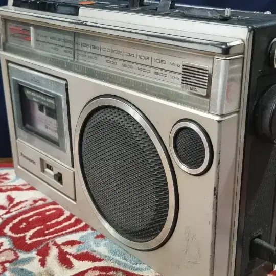 파라소닉 fm-am라디오 카세트 rx-1650