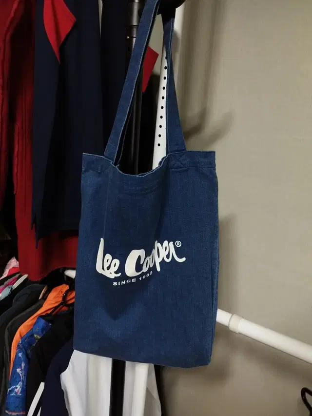 LEECOOPER 데님 에코백