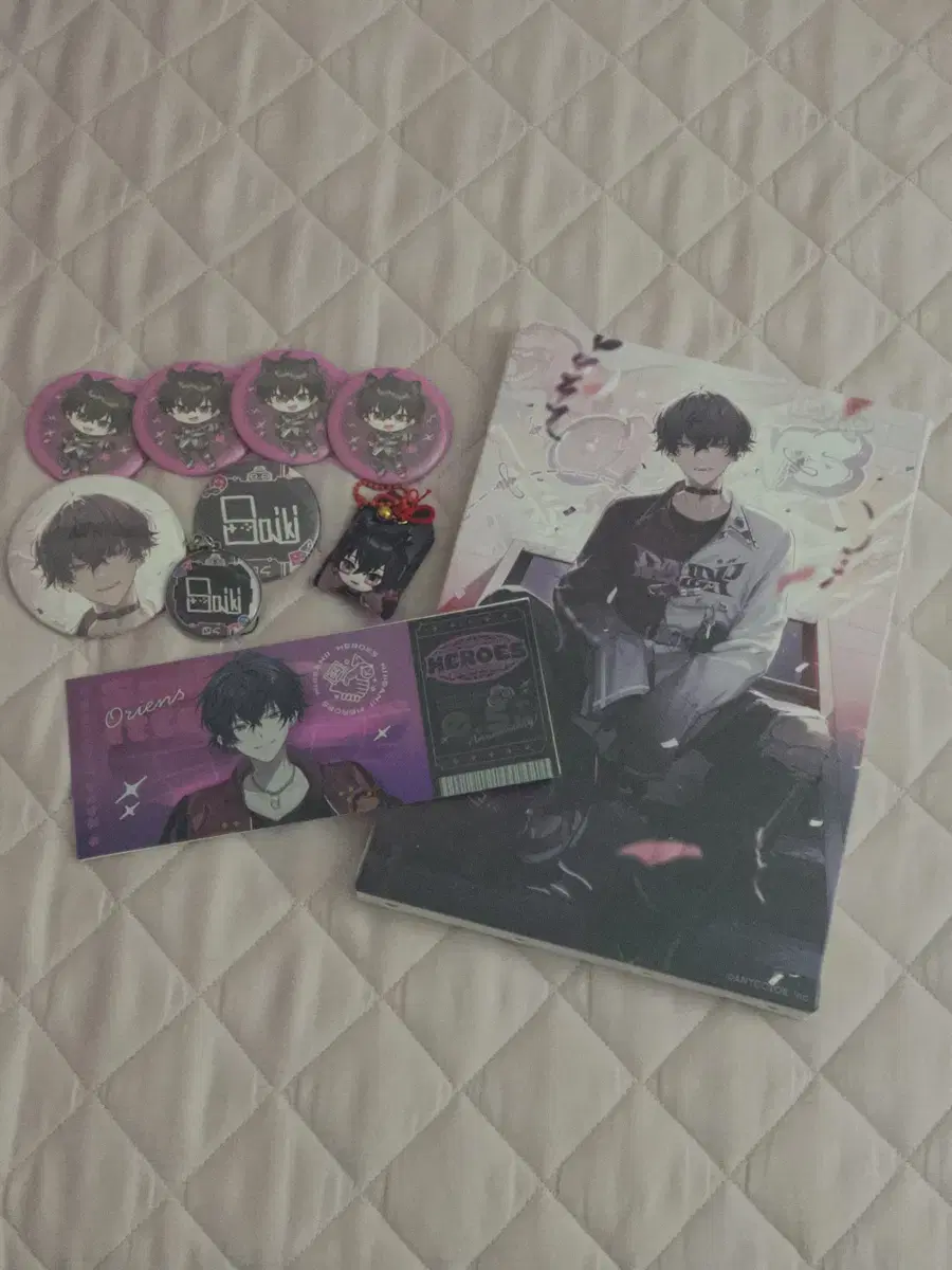 NIJISANJI Saiki Ittetsu Birthday Goods Can Badge Vahn Anniversary Ticket Bulk Transfer