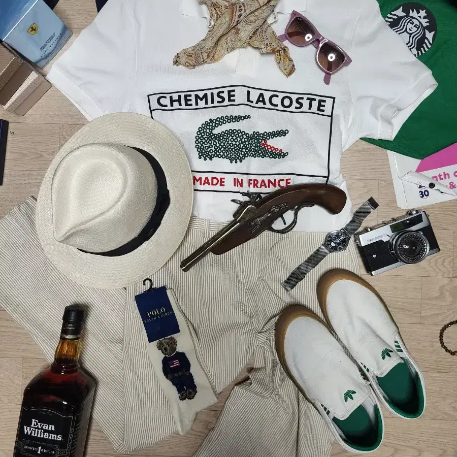 (새상품)(MADE IN FRANCE)LACOSTE 카라티 피케 반팔