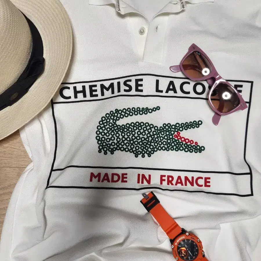 (새상품)(MADE IN FRANCE)LACOSTE 카라티 피케 반팔