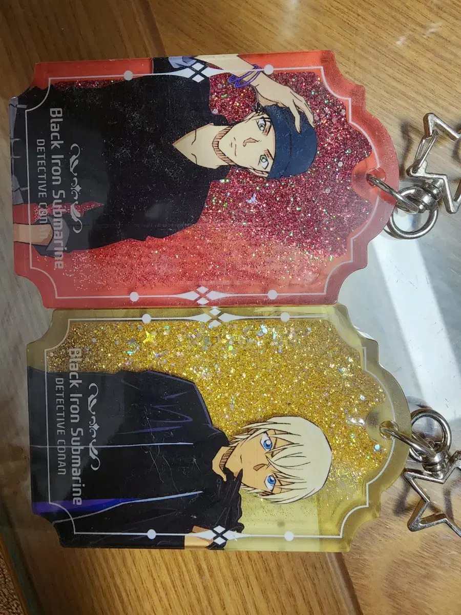 Detective Conan lookalike Corotto Glitter acrylic keyring