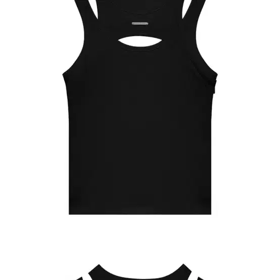 트리밍버드 Twisted Layered Sleeveless [ Black