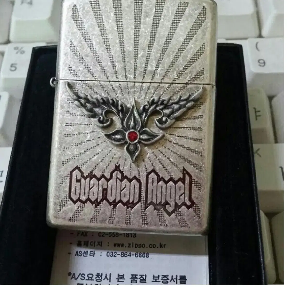 zippo 가디언엔젤 엔틱 지포라이터