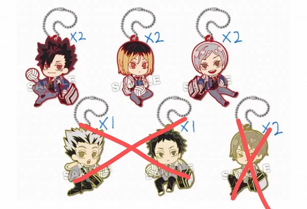 Haikyuu Kuroo Tetsuro Kozume Kenma Haiba Rieff Rubber Strap Tool